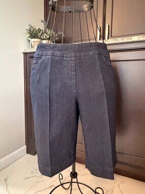 Slimsation By Multiples Bermuda Dressy Jean Shorts